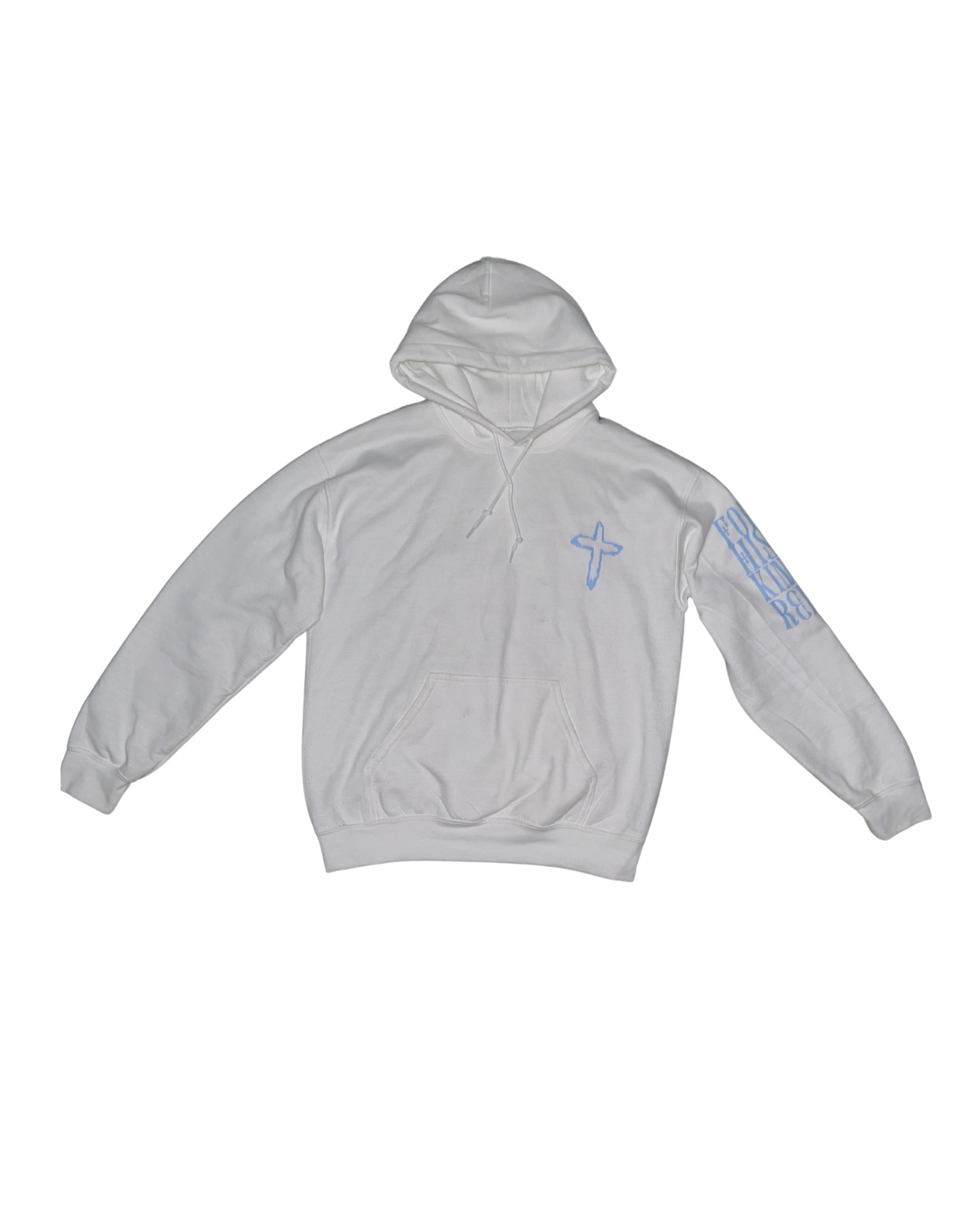 Our God Reigns White Hoodie